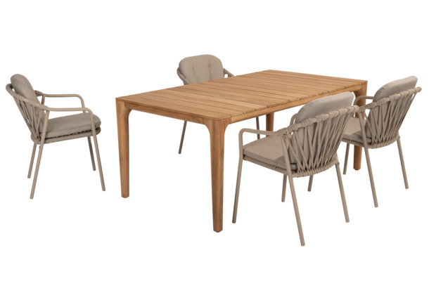 4SO Liam tuintafel in teak - 2